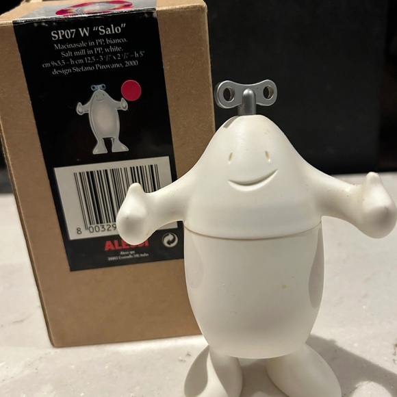 Salo alessi salt shaker. Design collectible. New in box. - Picture 8 of 10